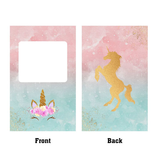 Picture of LUGGAGE TAG (MDF WOOD) UNICORN